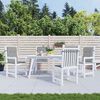 vidaXL Garden chair cushions 4 pcs Grey 100 x 50 x 3 cm