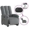 vidaXL Electric Stand up Massage Recliner Chair Dark Grey Fabric