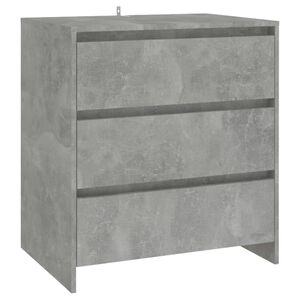 vidaXL Sideboard | Concrete Grey | Engineered Wood | Sideboard | Rectangular
