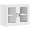 vidaXL Kitchen Wall Cabinet with Glass Door Kalmar White Engineered Wood