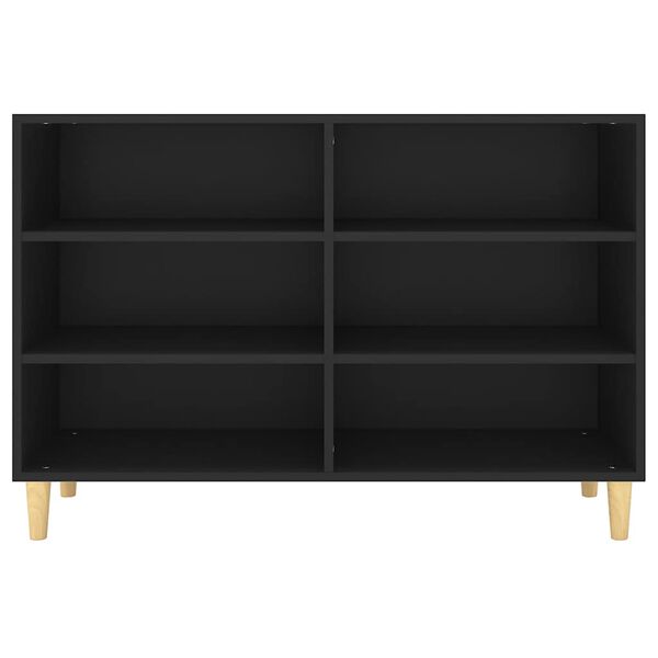 vidaXL Sideboard Black 103.5x35x70 cm Engineered Wood