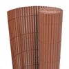 vidaXL Double-Sided Garden Fence 110x400 cm Brown