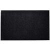 vidaXL Door Mat Black 90 x 120 cm PVC