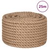 vidaXL Jute Rope 25 m Long 20 mm Thick
