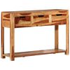 vidaXL Console Table | Light brown | Solid acacia wood | Medium | Console Table