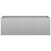 vidaXL Planter 120x40x40 cm Galvanised Steel