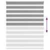 vidaXL Zebra blind 140.9x175 cm Fabric Width 136.7 cm grey