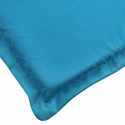 vidaXL Sun Lounger Cushion Blue 186x58x3cm Oxford Fabric