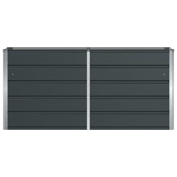 vidaXL Planter Anthracite 160 x 40 x 75 cm Steel