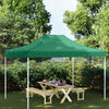 vidaXL Party Tent Roof 4.5x3 m Green 270 g/m&sup2;