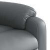 vidaXL Massage Recliner Chair Grey Faux Leather