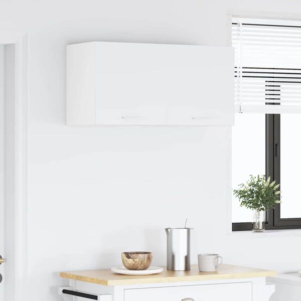 vidaXL Hanging Cabinet 2 pcs White 40 x 31 x 40 cm Engineered Wood