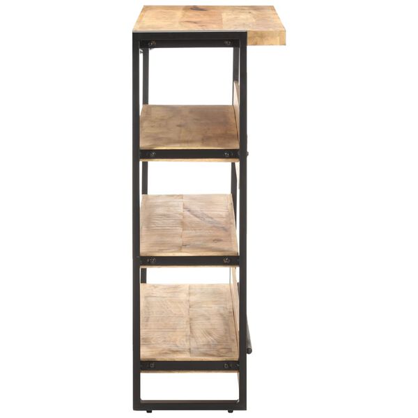 vidaXL Bar Table 120x40x101 cm Rough Mango Wood