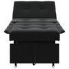 vidaXL Sofa Bed Black 194 x 67 x 82 cm Velvet