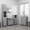 vidaXL Bathroom Cabinet Concrete Grey 60x33x80 cm Engineered Wood