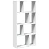 vidaXL Bookcase White 60x20x120.5 cm Engineered Wood