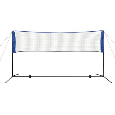 vidaXL Badminton Net Set with Shuttlecocks 300x155 cm