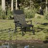vidaXL Fishing Chair with Armrest Foldable Camouflage