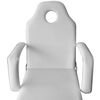 vidaXL Portable Facial Treatment Chair Faux Leather 185x78x76 cm White