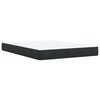 vidaXL Box Spring Bed with Mattress Black Double Velvet