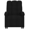 vidaXL Electric Stand up Massage Recliner Chair Black Fabric