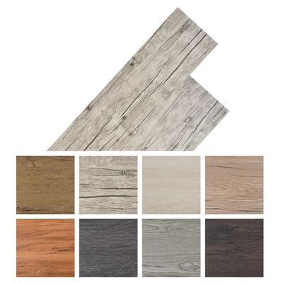 vidaXLNon Self-adhesive PVC Flooring Planks 5.26 m² 2 mm Oak Washed