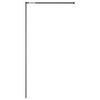 vidaXL Walk-in Shower Screen Clear Tempered Glass 90x195 cm