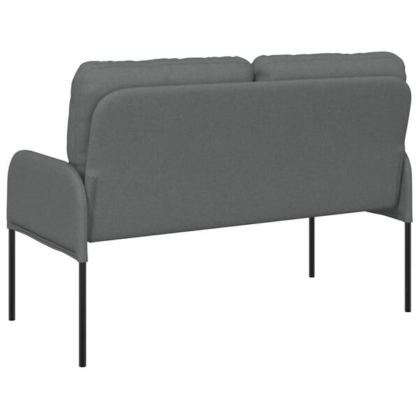 vidaXL Sofas with Cushion 110cm Dark Grey Plywood