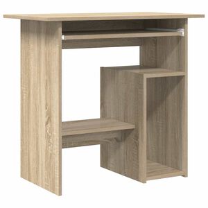 vidaXL Desk | Sonoma oak | Engineered wood | Compact | Sleek | Desk