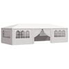 vidaXL Party Tent | White | Polyethylene, steel | 4x9 m | Water-resistant