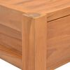 vidaXL Desk with 2 Drawers 100x40x75 cm Teak Wood