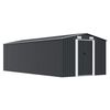 vidaXL Garden Shed 257x580x181 cm Metal Anthracite