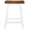 vidaXL Bar Stools 2 pcs Solid Wood