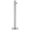 vidaXL Garden Water Column Stainless Steel Round 65 cm