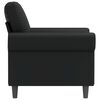 vidaXL Sofa Chair Black 60 cm Faux Leather