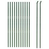 vidaXL Chain Link Fence Green 1.8x25 m