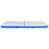 vidaXL Inflatable Gymnastics Mat with Pump 300x100x20 cm PVC Blue