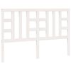 vidaXL Bed Headboard White 156x4x100 cm Solid Wood Pine