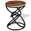 vidaXL End Table | Multicolour | Solid reclaimed wood top | Medium | Durable