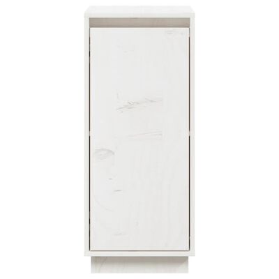 vidaXL Sideboards 2 pcs White 31.5x34x75 cm Solid Wood Pine