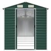 vidaXL Garden Shed Green 191x640x198 cm Galvanised Steel