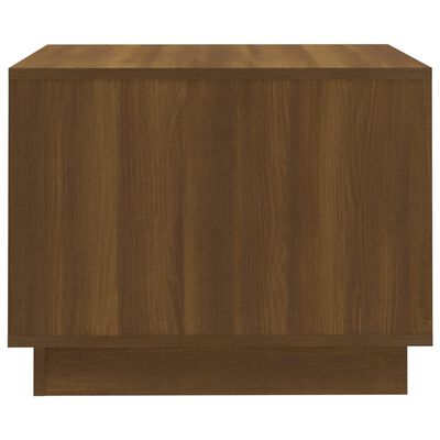 vidaXL Coffee Table Brown Oak 55x55x43 cm Engineered Wood
