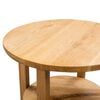 vidaXL Side Table 40x50 cm Solid Oak Wood