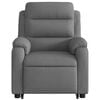 vidaXL Electric Stand up Massage Recliner Chair Dark Grey Fabric