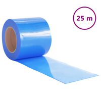 vidaXL Door Curtain Blue 200 mmx1.6 mm 25 m PVC