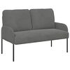 vidaXL Sofas with Cushion 110cm Dark Grey Plywood