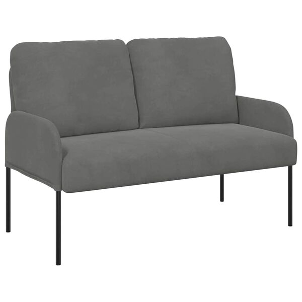 vidaXL Sofas with Cushion 110cm Dark Grey Plywood