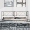 vidaXL Metal Replace Headboard Black 135 cm