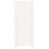 vidaXL Sideboard White 70x35x80 cm Solid Wood Pine