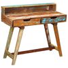 vidaXL Desk | Multicolour | Solid reclaimed wood | 100x45x90 cm | Desk